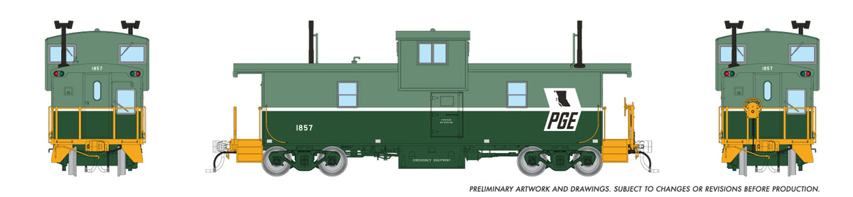 Rapido Trains HO Squamish Caboose
