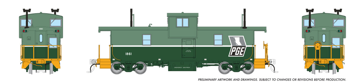 Rapido Trains HO Squamish Caboose