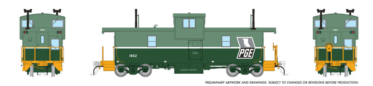 Rapido Trains HO Squamish Caboose