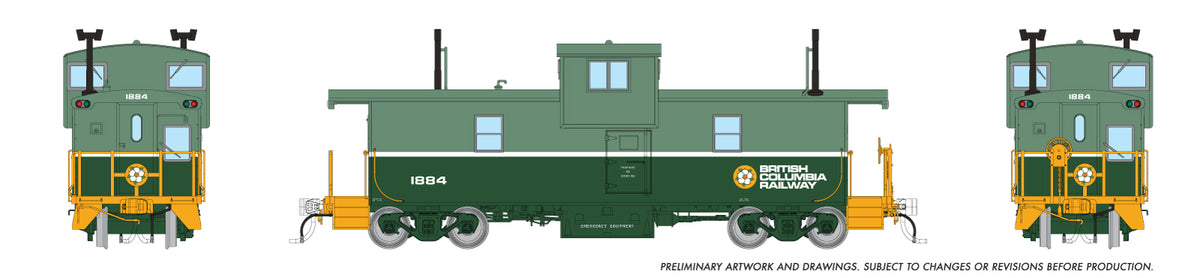 Rapido Trains HO Squamish Caboose
