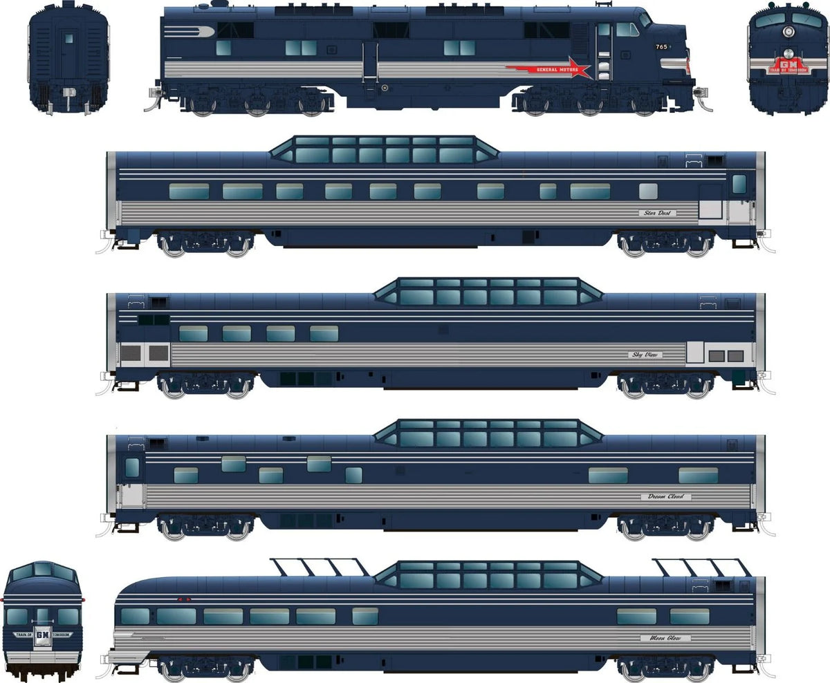 HO EMD Train of Tomorrow Train DCC Ready
